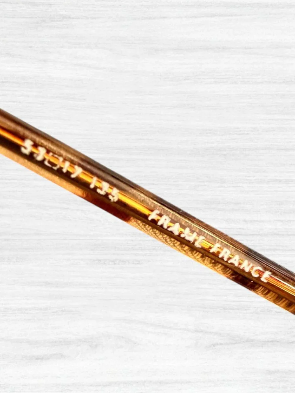 Vintage Girard 90s 5966 Tortoise Eyeglass Frames France 53-17-135 Retro